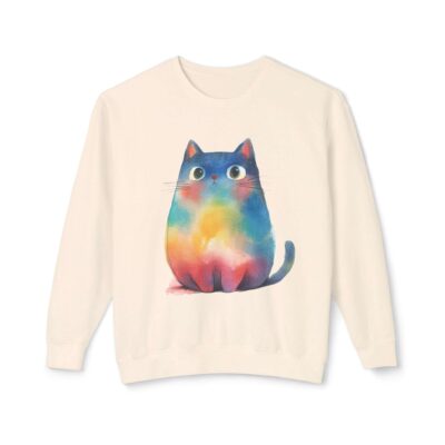 Watercolor Cat Sweatshirt