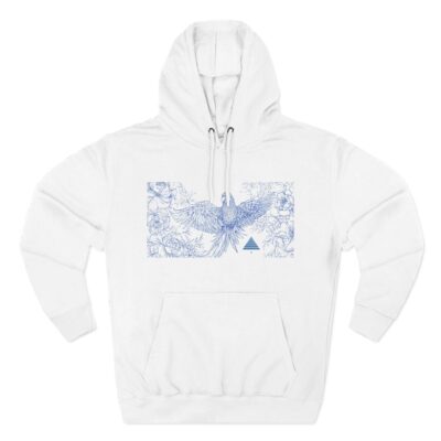Floral Phoenix Fleece Hoodie