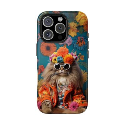 Groovy Cat Psychedelic Phone Case