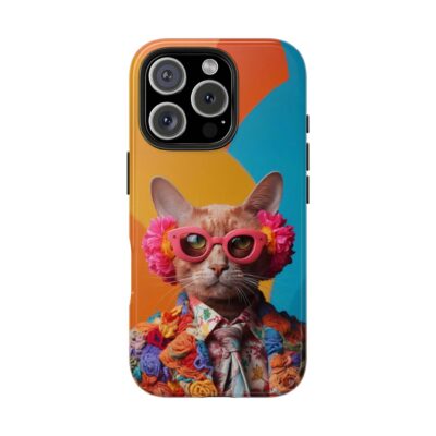 Groovy Cat Psychedelic Phone Case