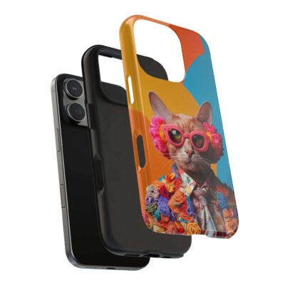 Groovy Cat Psychedelic Phone Case