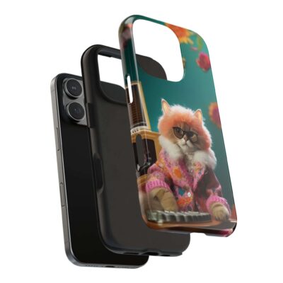 Mid-Century Modern Cat Chic Phone Case
