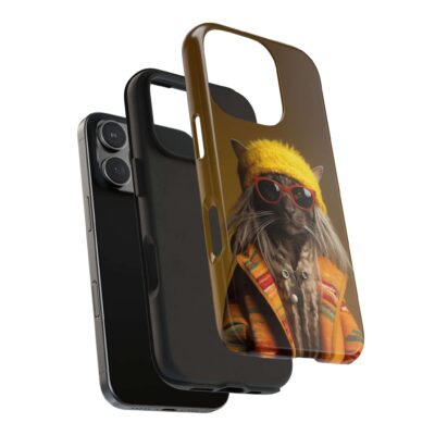 Mid-Century Modern Style Cat Phone Case