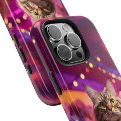 80s Neon Cat Retro Phone Case