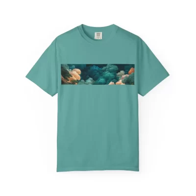 Colorful Japanese style art Clouds T-shirt
