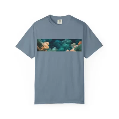 Colorful Japanese style art Clouds T-shirt