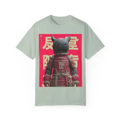 Catastrophe Warrior Graphic Comic book Samurai T-shirt