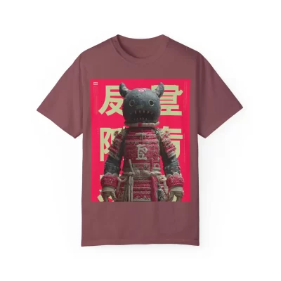 Catastrophe Warrior Graphic Comic book Samurai T-shirt